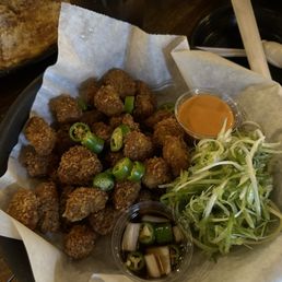 Fried intestine