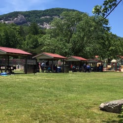 Lake Lure Town of - Picnic area with grills