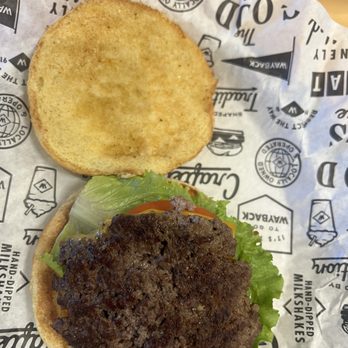 Wayback Burgers - A whole single cheeseburger. Not a kids burger. - Burgers Near Me - Folsom, California
