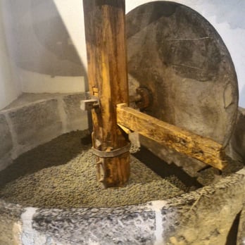 Museo dell'Olivo - Old olive press at Olive Museum in Imperia, Italy - Museums Near Me - Costa d'Oneglia, IM