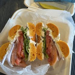 Surf Bagel- Rehoboth - Lox on egg bagel