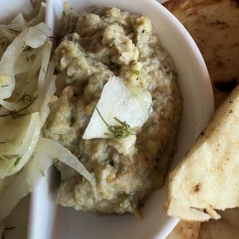 Mythos Restaurant - Baba ghanouj is ready for her close up Mr DeMille - New American Near Me - Orlando, Florida