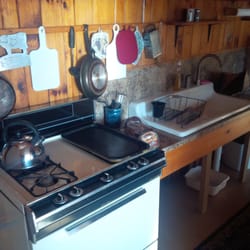 Twin Springs Camps - The kitchen was simple yet serviceable and easy to clean.