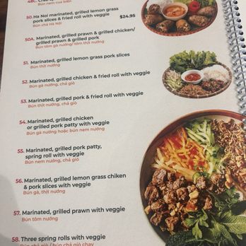Pho Capital - Vermicelli bowl menu items - Vietnamese Near Me - Richmond, British Columbia