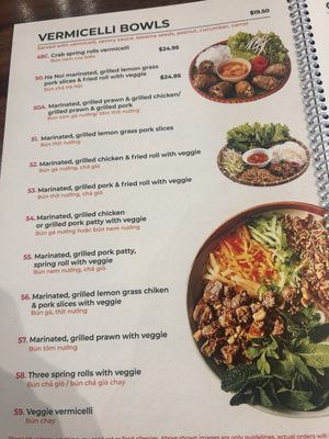 Menu photo 5 Pho Capital Richmond, BC