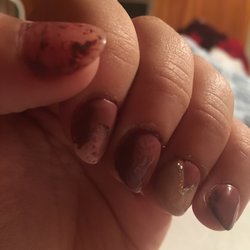 Elegant Nails - All of this damage happened within hours of getting my nails done.