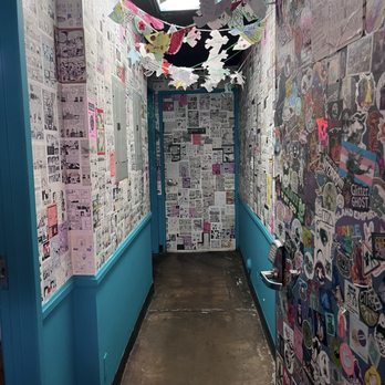 Birdcage Comics Cafe - Restroom hallway - Cafes Near Me - San Bernardino, California Birdcage Comics Cafe - Restroom hallway - Cafes Near Me - San Bernardino, California
