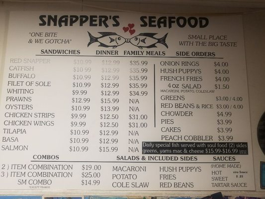 Menu photo 5 The New Snapper's Seafood Restaurant Richmond, CA Menu photo 5 The New Snapper's Seafood Restaurant Richmond, CA