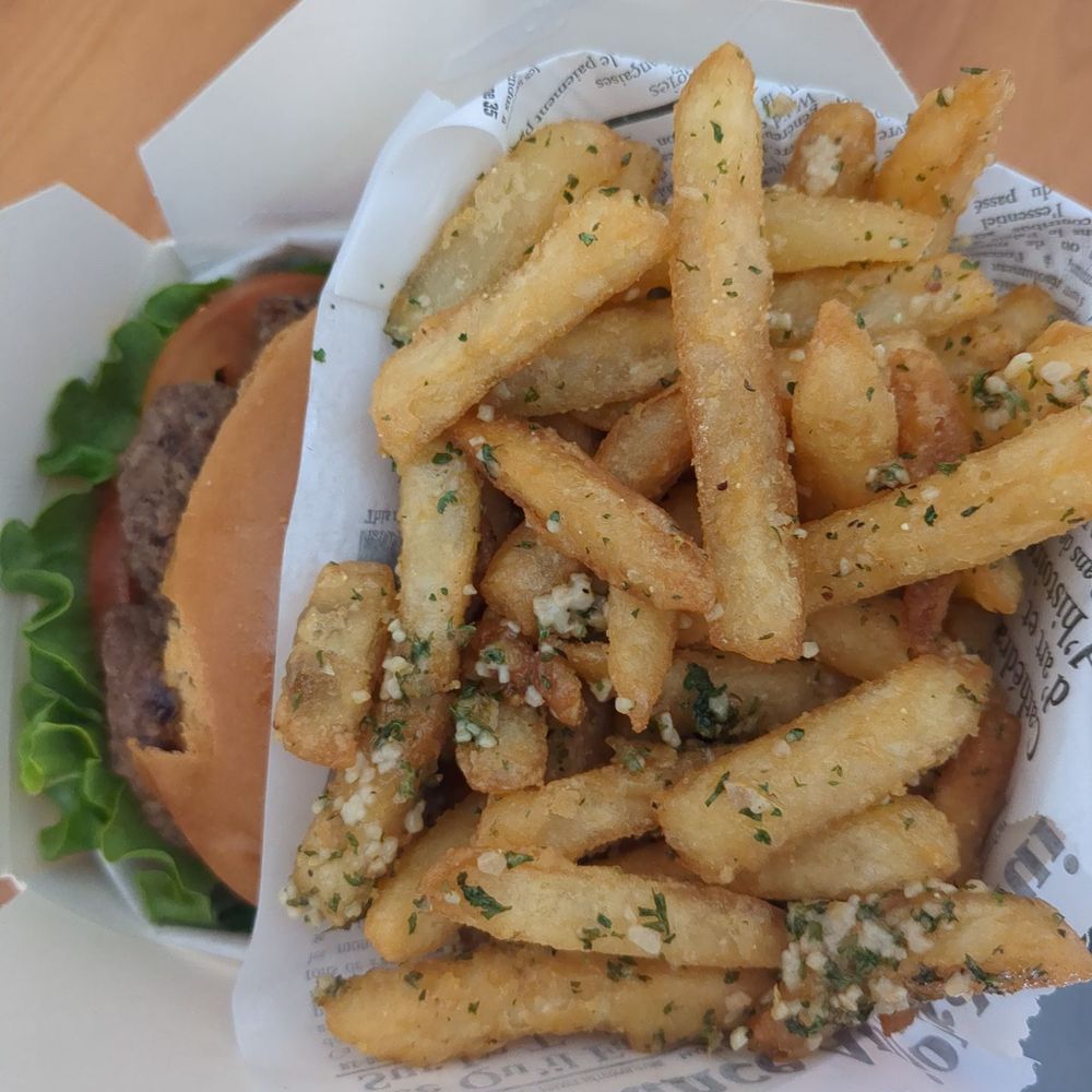 A+ Burger - Burger and garlic fries - Burgers Near Me - Oakland, California