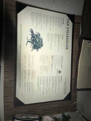 Menu photo 1 Oak Steakhouse Rogers, AR Menu photo 1 Oak Steakhouse Rogers, AR