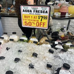 Manager special on Agua Frescas