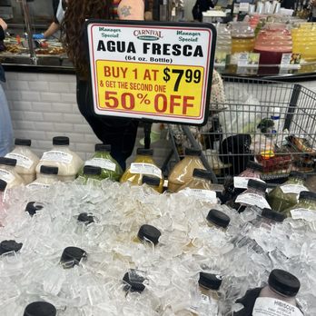 Carnival Supermarket - Manager special on Agua Frescas - Grocery Near Me - Chula Vista, California