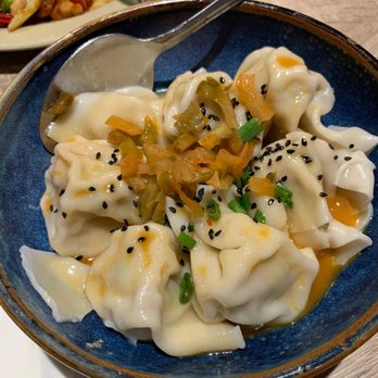 Dumpling Kitchen - A12. Szechuan-Style Wonton in Chili Oil - Shanghainese Near Me - Berkeley, California