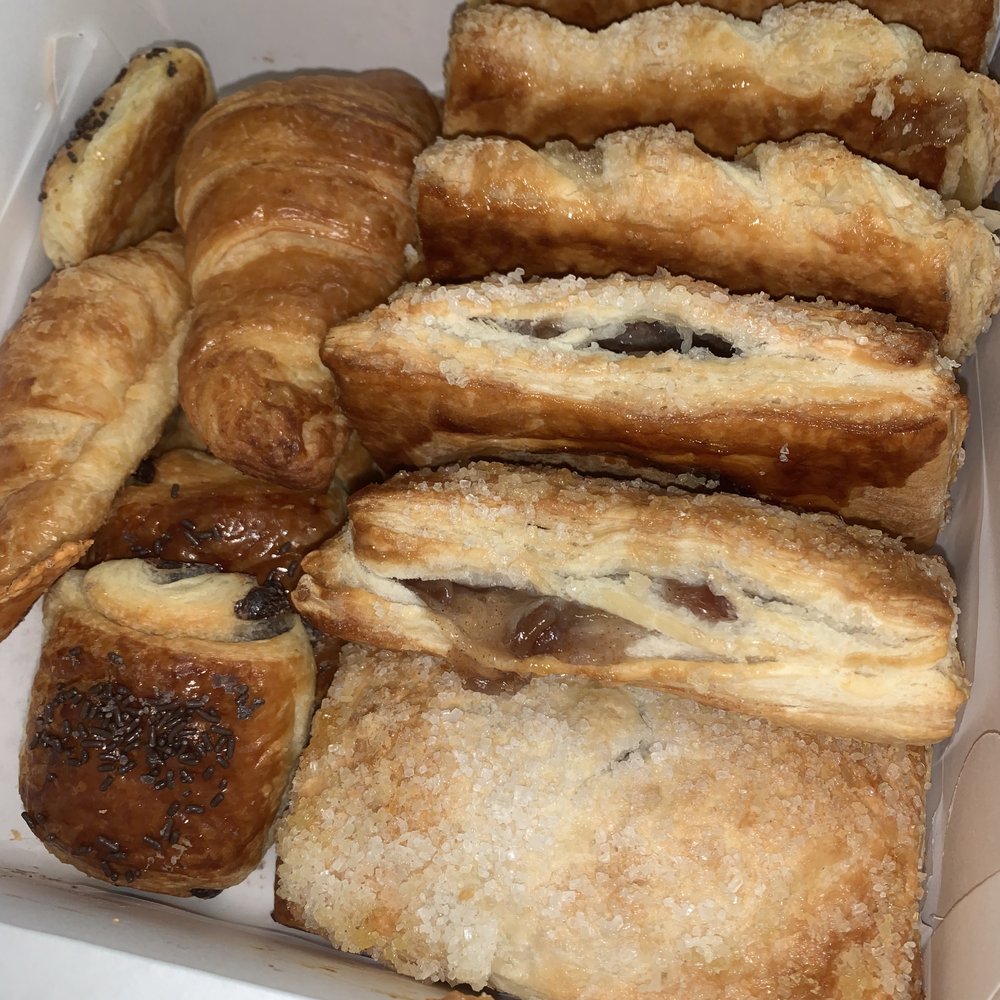 Ambrosia Bakery - a variety of pastries in a box - Bakeries Near Me - Laval, Quebec