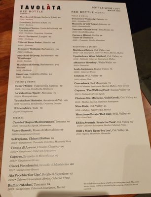 Menu photo 2 Tavolàta Fremont Seattle, WA