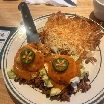 Art's Corner Cafe - Spicy Mexican eggs Benedict - Breakfast & Brunch Near Me - Ventura, California Art's Corner Cafe - Spicy Mexican eggs Benedict - Breakfast & Brunch Near Me - Ventura, California