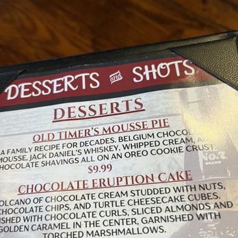 Verf's Grill & Tavern - Dessert menu... Mousse pie - Bars Near Me - Flower Mound, Texas Verf's Grill & Tavern - Dessert menu... Mousse pie - Bars Near Me - Flower Mound, Texas