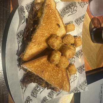 Ford's Garage Plano - Brisket Melt - Burgers Near Me - Plano, Texas Ford's Garage Plano - Brisket Melt - Burgers Near Me - Plano, Texas