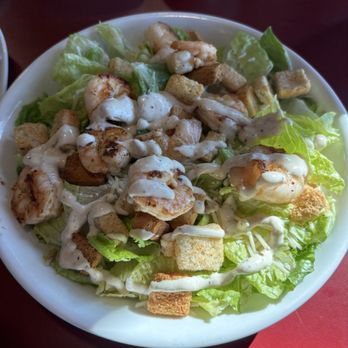 Captains Corner - Shrimp Caesar salad - Mediterranean Near Me - Kelleys Island, Ohio
