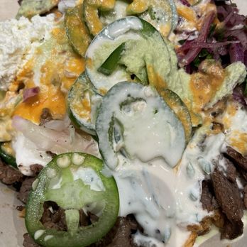 NAYA - Salad bowl with Beef Shawarma - Mediterranean Near Me - New York, New York NAYA - Salad bowl with Beef Shawarma - Mediterranean Near Me - New York, New York
