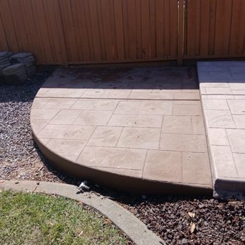 Bay Area Concrete Works - lower portion of patio - Landscaping Near Me