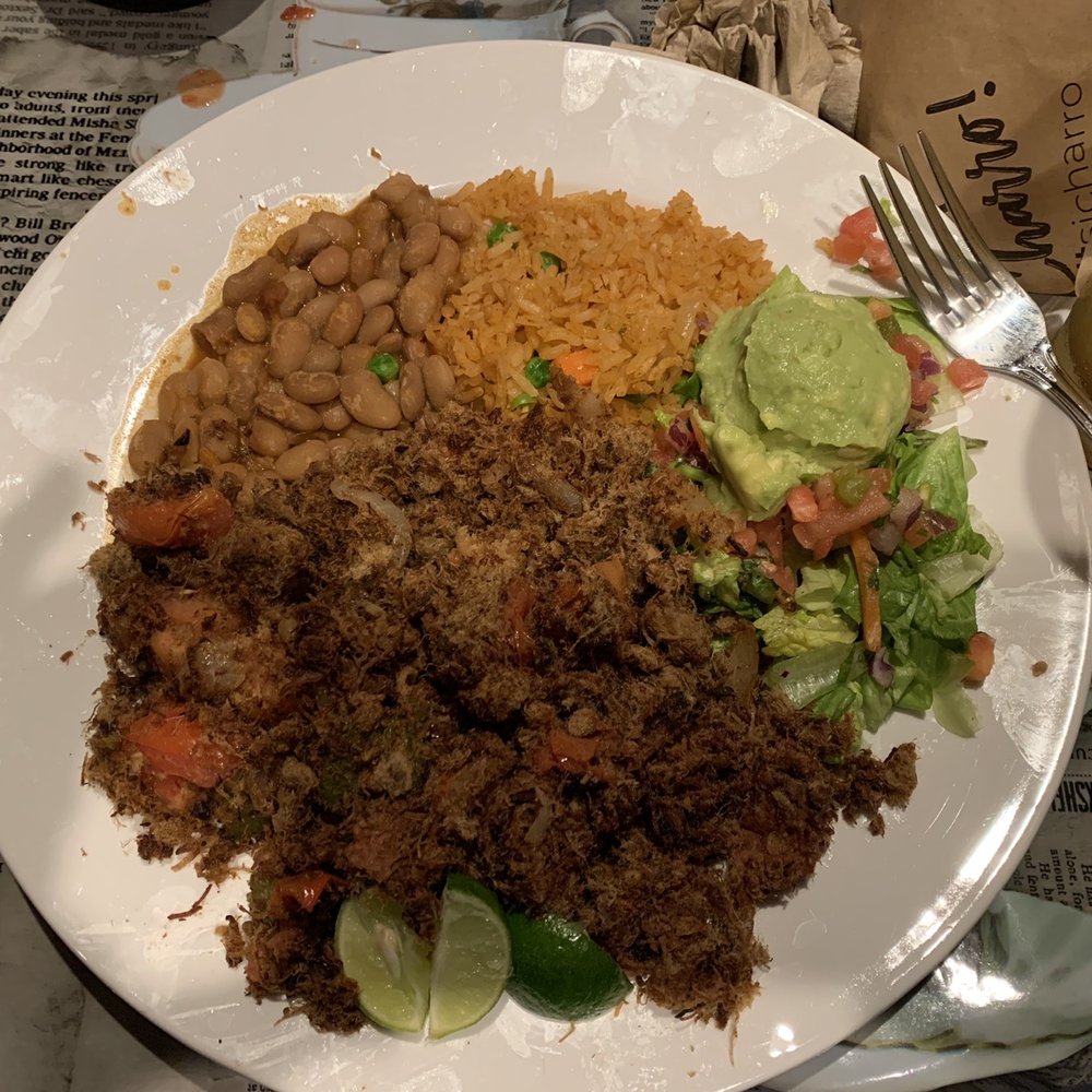 El Charro Cafe - Famous Carne Seca Platter - Mexican Near Me - Tucson, Arizona