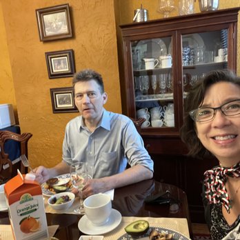 American Guest House - Having breakfast, catered to our dietary needs (no dairy, egg, gluten, soy). The host specifically managed to make something wonderful! - Bed & Breakfast Near Me - Washington, DC, District of Columbia