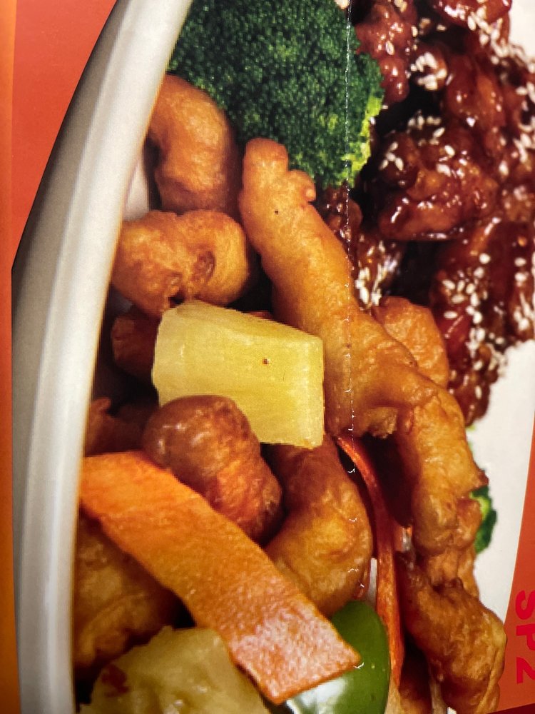 Food from wok xpress Asian Cuisine