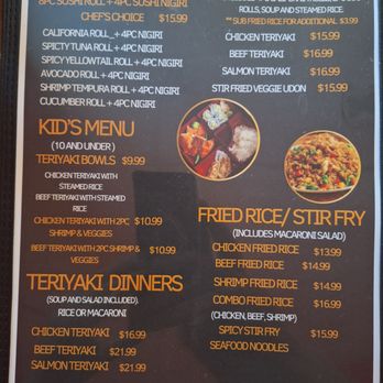 Sushi Spot - Menu - Sushi Bars Near Me - Bullhead City, Arizona Sushi Spot - Menu - Sushi Bars Near Me - Bullhead City, Arizona
