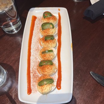 Firebirds Wood Fired Grill - Deviled eggs - Wine Bars Near Me - Gaithersburg, Maryland Firebirds Wood Fired Grill - Deviled eggs - Wine Bars Near Me - Gaithersburg, Maryland