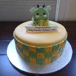 Year of the Dragon Baby Shower Cake!