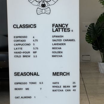 Naughty Coffee - Menu - Coffee & Tea Near Me - Miami, Florida