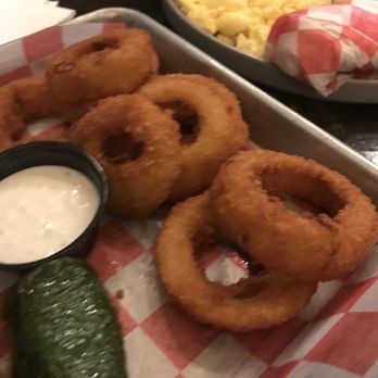 Maggie's Café - Really good onion rings!  Fries were on a separate plate. - Breakfast & Brunch Near Me - San Diego, California