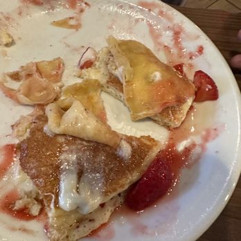 Denny's - Husband couldn't even cut through his crepes they were so tough - Diners Near Me - Las Vegas, Nevada Denny's - Husband couldn't even cut through his crepes they were so tough - Diners Near Me - Las Vegas, Nevada