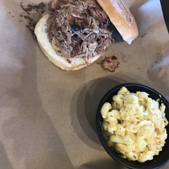 Mission BBQ - Pulled pork sandwich & mac & cheese - Barbeque Near Me - Brandon, Florida Mission BBQ - Pulled pork sandwich & mac & cheese - Barbeque Near Me - Brandon, Florida