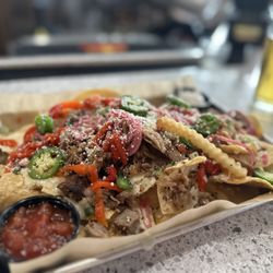 The Brass Tap - Korean BBQ Nachos