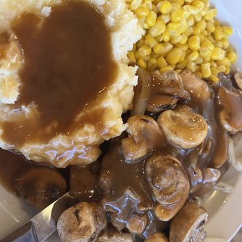 Pine Country Restaurant - Hamburger steak with mash potatoes and gravy - Breakfast & Brunch Near Me - Williams, Arizona Pine Country Restaurant - Hamburger steak with mash potatoes and gravy - Breakfast & Brunch Near Me - Williams, Arizona