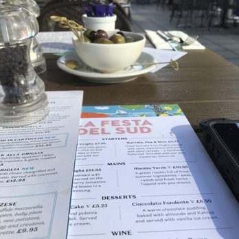 Carluccio's - Great menu - plenty to choose from - Italian Near Me - Richmond, XGL Carluccio's - Great menu - plenty to choose from - Italian Near Me - Richmond, XGL