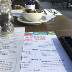 Carluccio's - Great menu - plenty to choose from