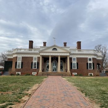 Thomas Jefferson's Monticello - Back view of Monticello - Landmarks & Historical Buildings Near Me - Charlottesville, Virginia