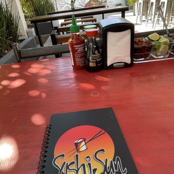 Sushi Sun - Out door patio, peaceful and secluded - Sushi Bars Near Me - Puerto Peñasco, SON