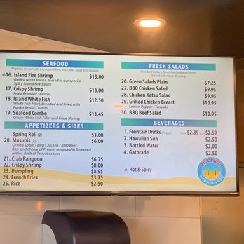 Haiku Hawaiian BBQ - Menu - Hawaiian Near Me - Salinas, California