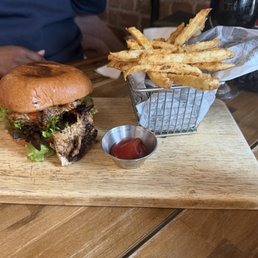 Jerk Salmon Burger Jerk Salmon Burger