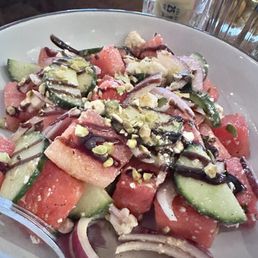 Watermelon feta. Watermelon feta.