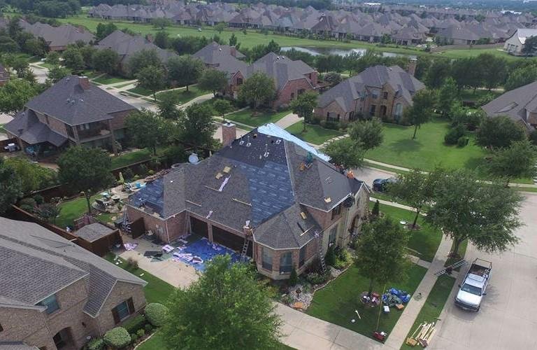 Slide of Drone Roofing & Construction