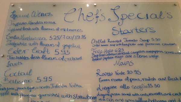 Menu photo 1 Carluccios London, XGL