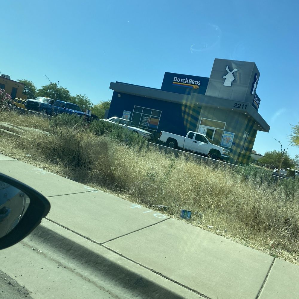Dutch Bros Coffee - View from Florence Blvd heading east towards the I-10 - Coffee & Tea Near Me - Casa Grande, Arizona