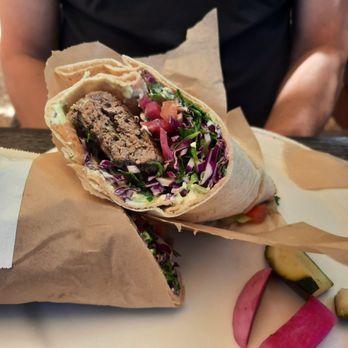 Spread Kitchen - Beef kofta pita wrap - Lebanese Near Me - Sonoma, California Spread Kitchen - Beef kofta pita wrap - Lebanese Near Me - Sonoma, California