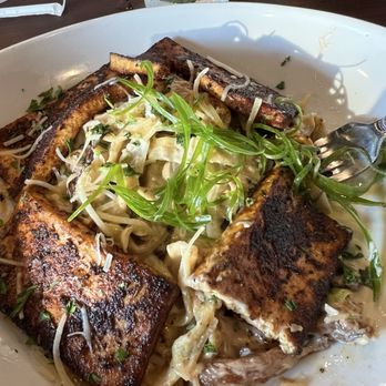 Fire & Salt - House made pasta with added bbq tofu - Southern Near Me - Oak Ridge, Tennessee Fire & Salt - House made pasta with added bbq tofu - Southern Near Me - Oak Ridge, Tennessee