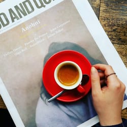 Fig + Sparrow - Lovely espresso with some art inspiration